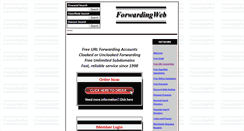 Desktop Screenshot of forwardingweb.com